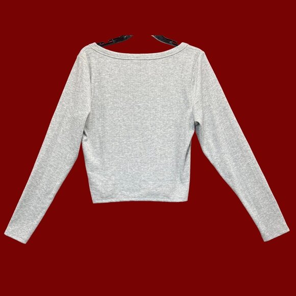 Wild Fable - Women's Long Sleeve T-Shirt - Grey - Extra Large - Picture 2 of 13